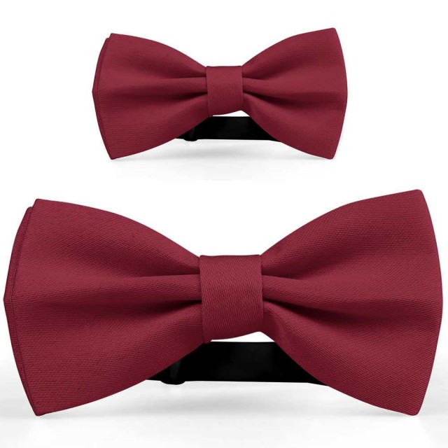 Set papioane tata fiu rosu-bordo, uni